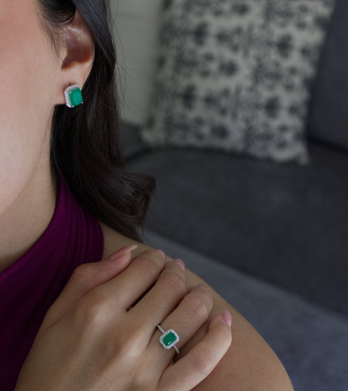 ALESSIA SET (NECKLACE + EARRINGS + RING)